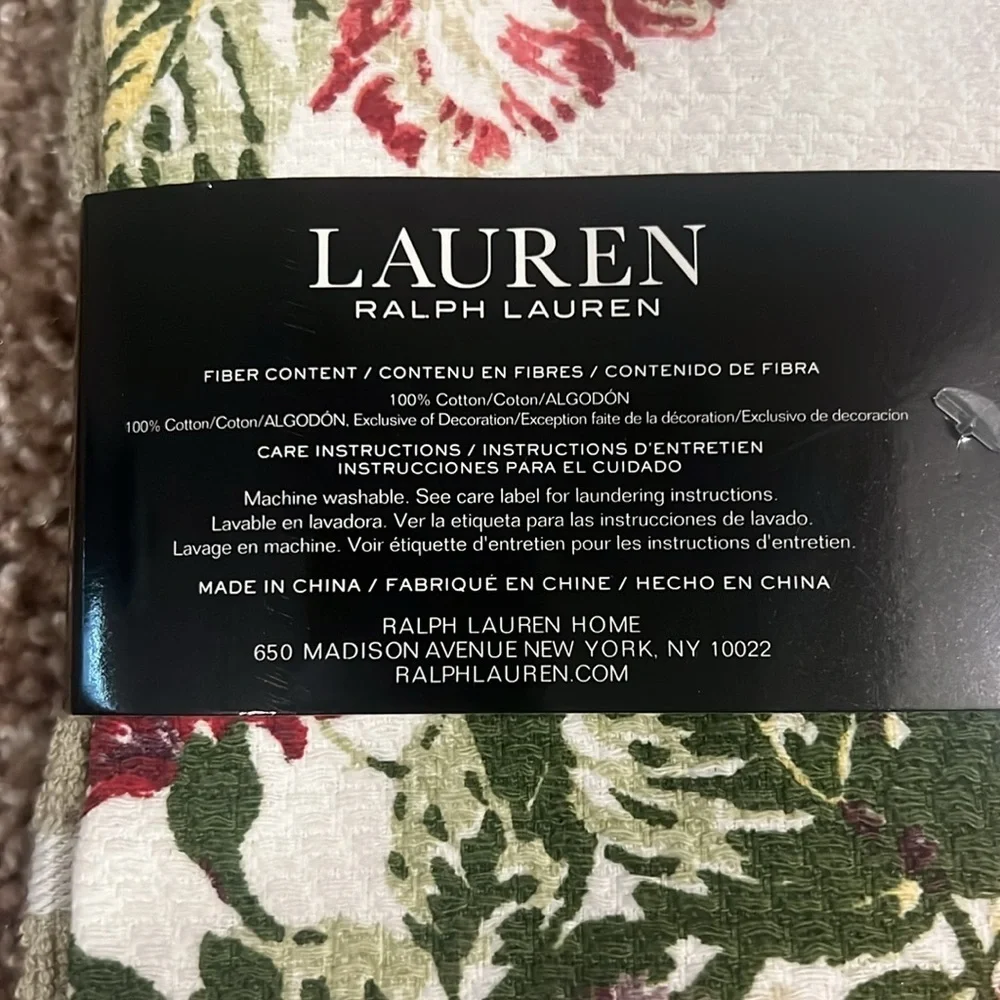 3 kitchen towels by Ralph Lauren brand new with tags